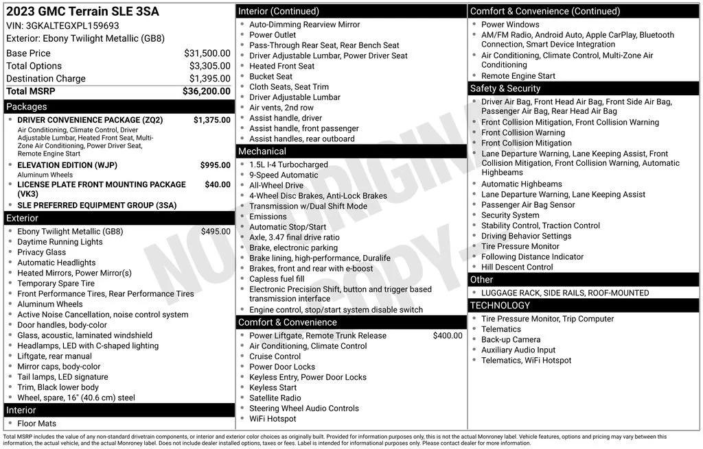 gmc terrain 2023 3GKALTEGXPL159693 image gmc terrain 2023 3GKALTEGXPL159693 image