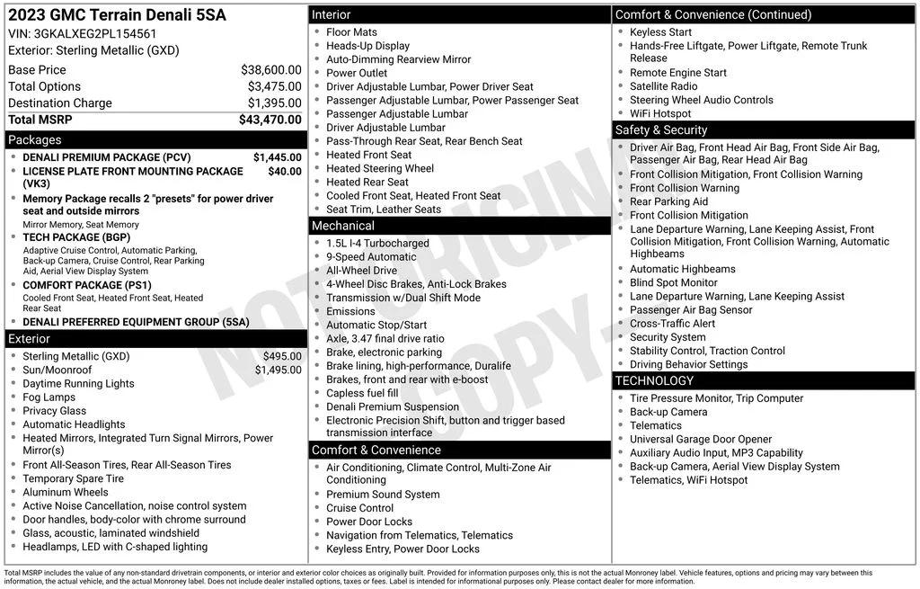 gmc terrain 2023 3GKALXEG2PL154561 image gmc terrain 2023 3GKALXEG2PL154561 image