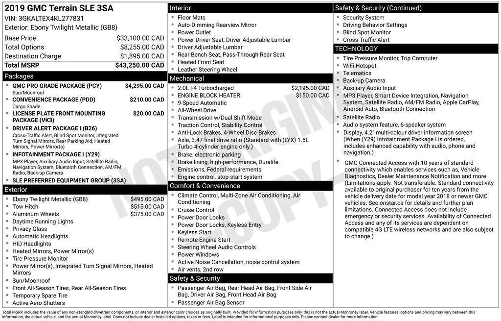 gmc terrain 2019 3GKALTEX4KL277831 image gmc terrain 2019 3GKALTEX4KL277831 image