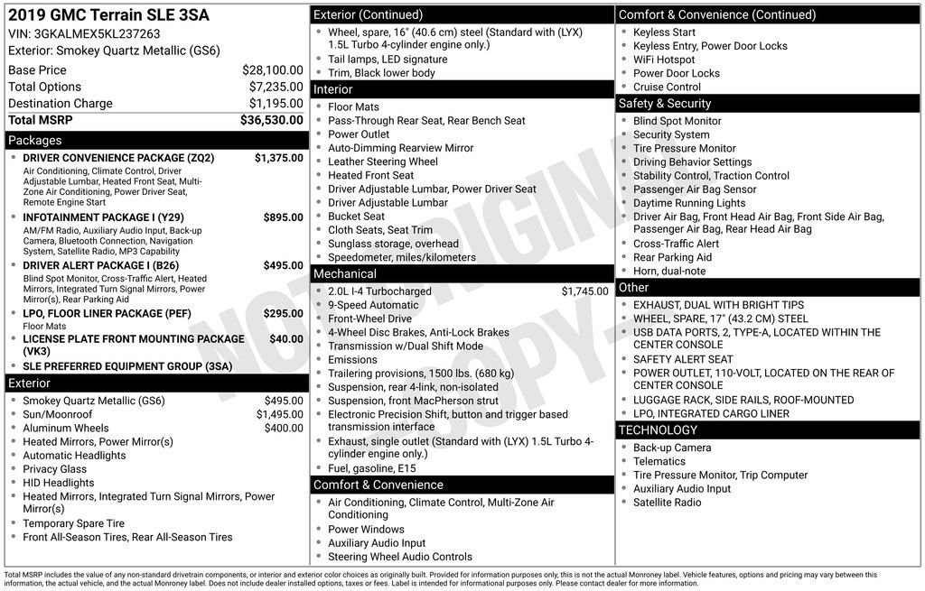 gmc terrain 2019 3GKALMEX5KL237263 image gmc terrain 2019 3GKALMEX5KL237263 image