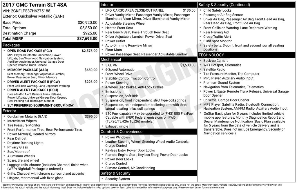 gmc terrain 2017 2GKFLPE37H6275188 image gmc terrain 2017 2GKFLPE37H6275188 image