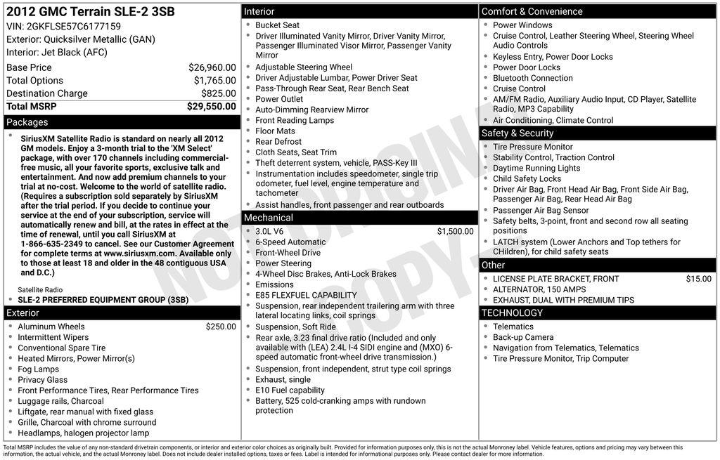 gmc terrain 2012 2GKFLSE57C6177159 image gmc terrain 2012 2GKFLSE57C6177159 image