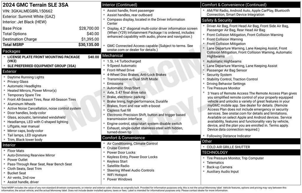gmc terrain 2024 3GKALMEG8RL150662 image gmc terrain 2024 3GKALMEG8RL150662 image