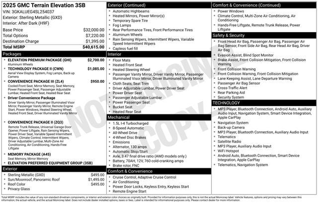 gmc terrain 2025 3GKALUEG4SL254037 image gmc terrain 2025 3GKALUEG4SL254037 image