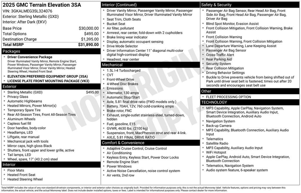 gmc terrain 2025 3GKALMEG3SL324076 image gmc terrain 2025 3GKALMEG3SL324076 image