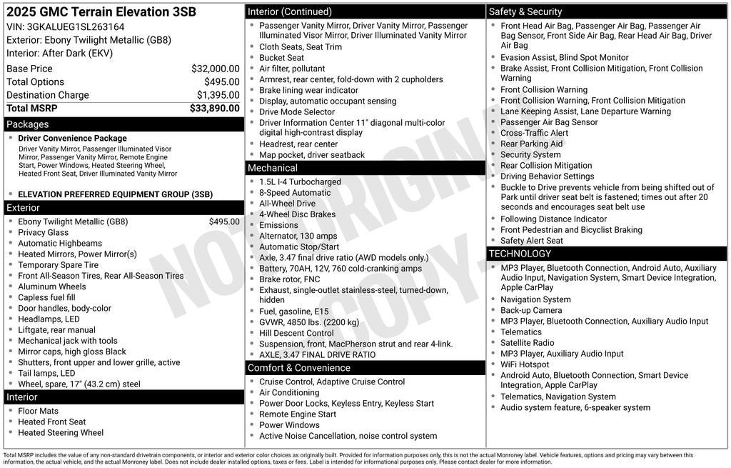 gmc terrain 2025 3GKALUEG1SL263164 image gmc terrain 2025 3GKALUEG1SL263164 image