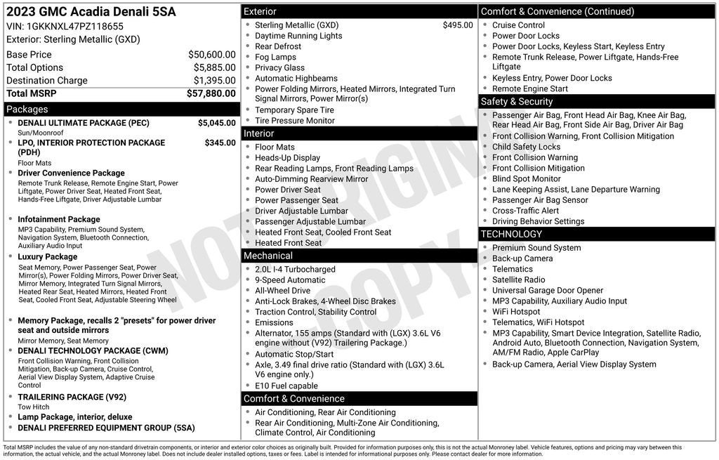 gmc acadia 2023 1GKKNXL47PZ118655 image gmc acadia 2023 1GKKNXL47PZ118655 image