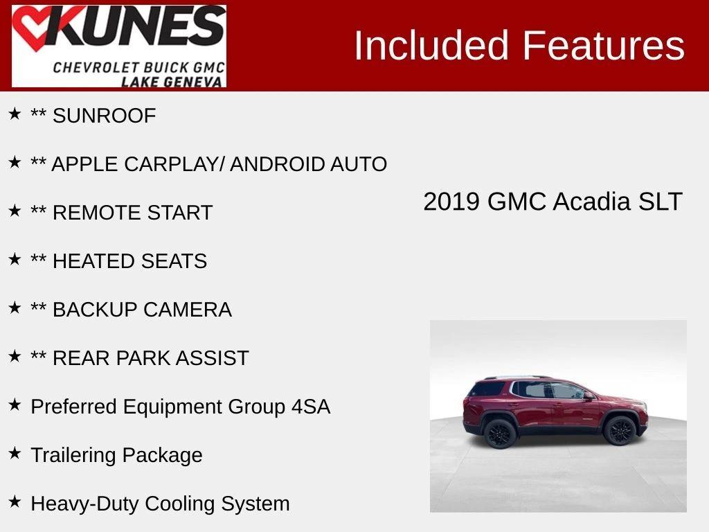 gmc acadia 2019 1GKKNULS6KZ254121 image gmc acadia 2019 1GKKNULS6KZ254121 image