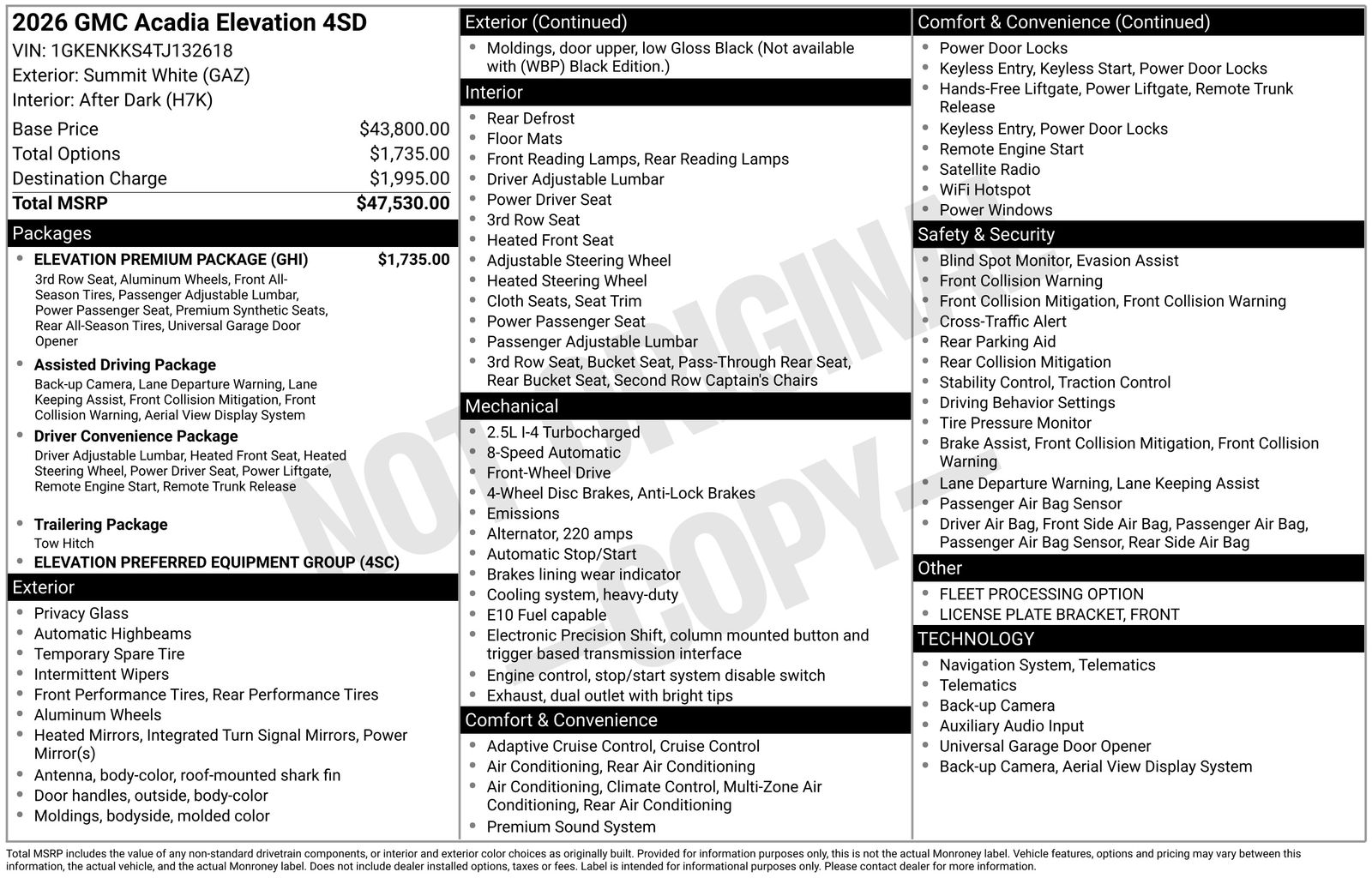 gmc acadia 2026 1GKENKKS4TJ132618 image gmc acadia 2026 1GKENKKS4TJ132618 image