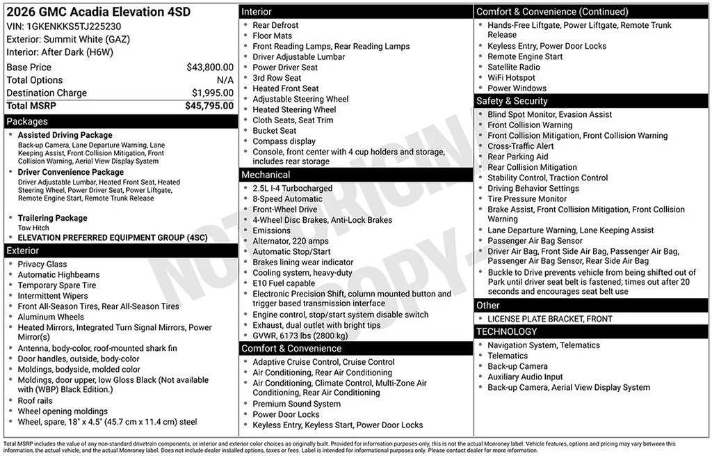 gmc acadia 2026 1GKENKKS5TJ225230 image gmc acadia 2026 1GKENKKS5TJ225230 image