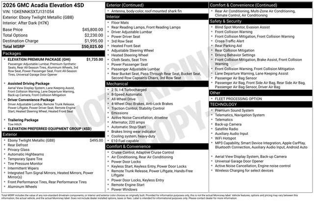 gmc acadia 2026 1GKENNKSXTJ131054 image gmc acadia 2026 1GKENNKSXTJ131054 image