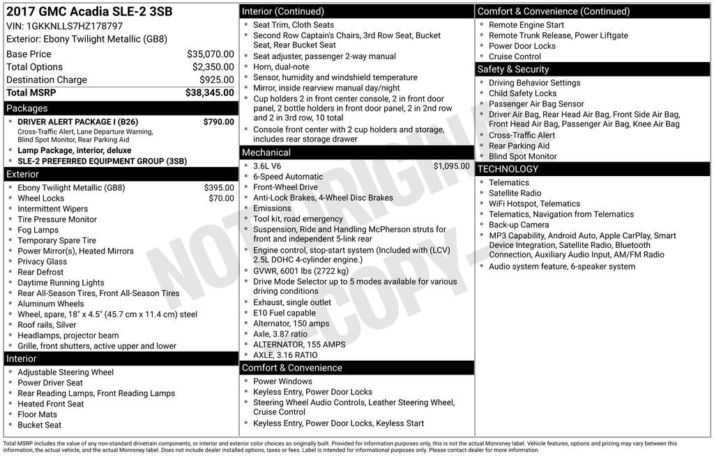 gmc acadia 2017 1GKKNLLS7HZ178797 image gmc acadia 2017 1GKKNLLS7HZ178797 image