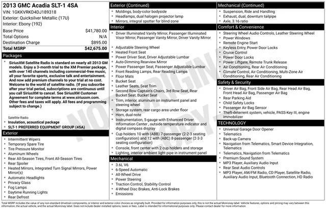 gmc acadia 2013 1GKKVRKD4DJ189318 image gmc acadia 2013 1GKKVRKD4DJ189318 image