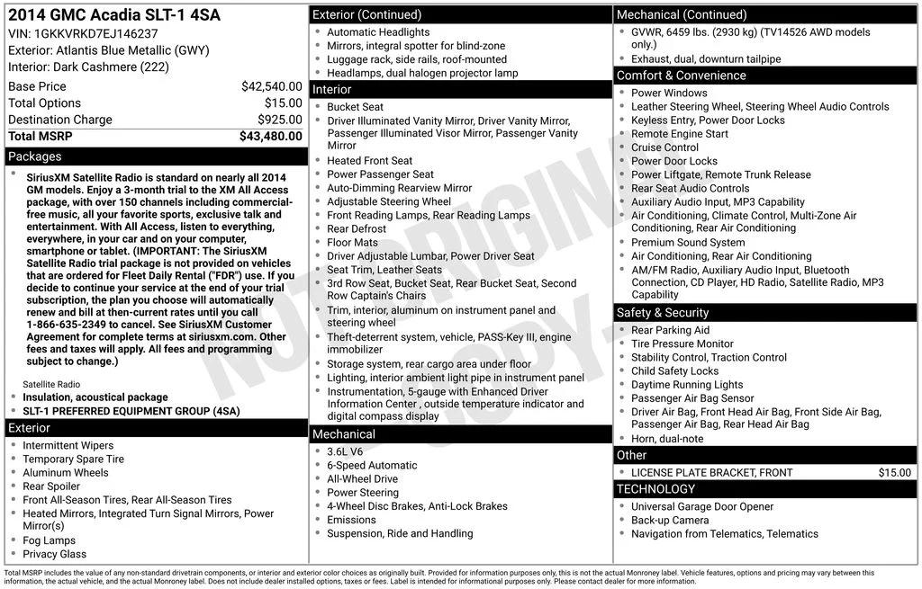 gmc acadia 2014 1GKKVRKD7EJ146237 image gmc acadia 2014 1GKKVRKD7EJ146237 image