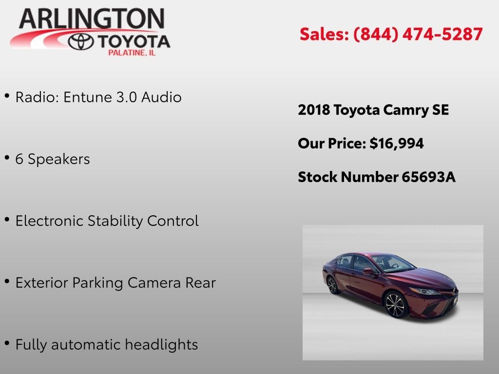 toyota camry 2018 4T1B11HK5JU529662 image toyota camry 2018 4T1B11HK5JU529662 image