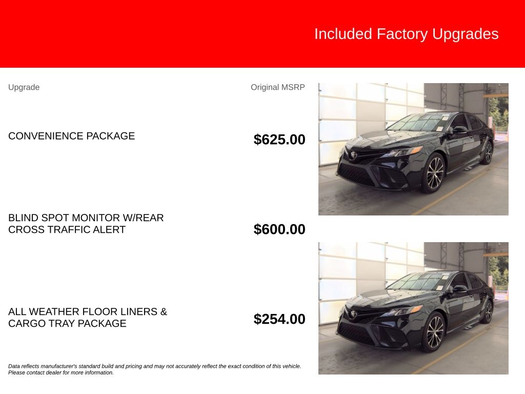toyota camry 2018 4T1B11HK8JU034288 image toyota camry 2018 4T1B11HK8JU034288 image