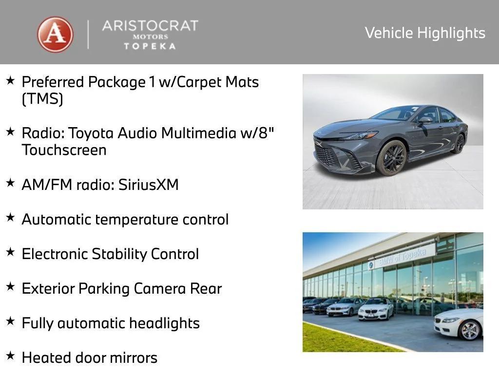 toyota camry 2025 4T1DAACK0SU060286 image toyota camry 2025 4T1DAACK0SU060286 image