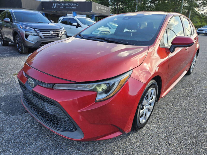 toyota corolla 2020 5YFEPRAE0LP054926 image toyota corolla 2020 5YFEPRAE0LP054926 image