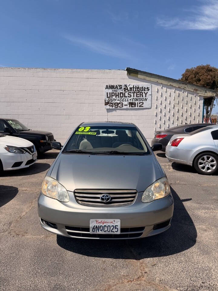 toyota corolla 2003 JTDBR32E232002530 image toyota corolla 2003 JTDBR32E232002530 image