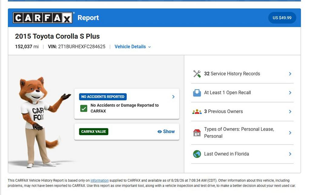 toyota corolla 2015 2T1BURHEXFC284625 image toyota corolla 2015 2T1BURHEXFC284625 image