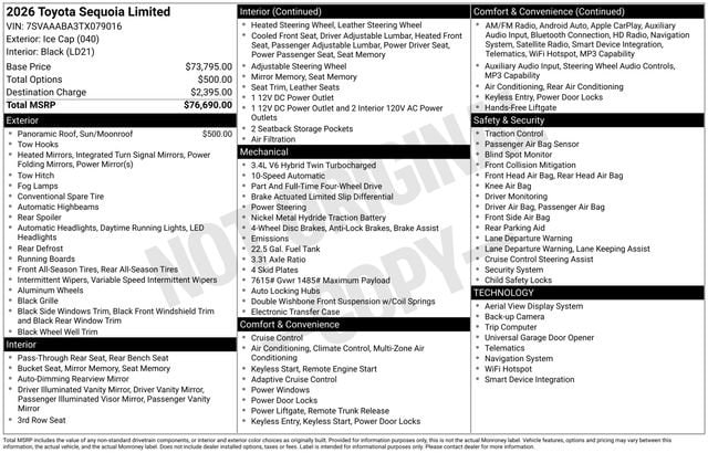 toyota sequoia 2026 7SVAAABA3TX079016 image toyota sequoia 2026 7SVAAABA3TX079016 image