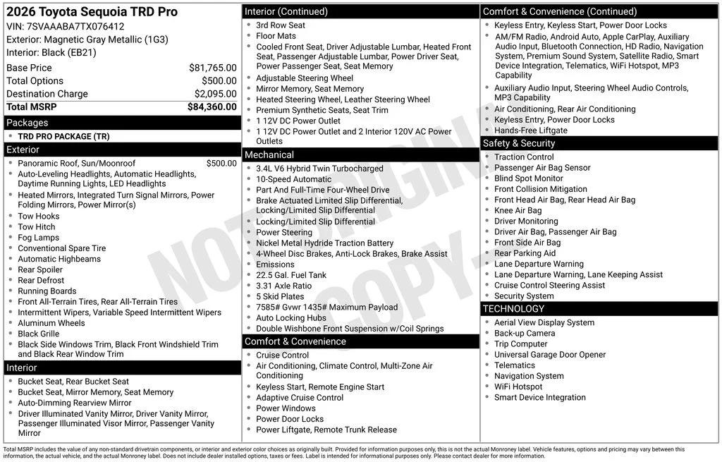 toyota sequoia 2026 7SVAAABA7TX076412 image toyota sequoia 2026 7SVAAABA7TX076412 image