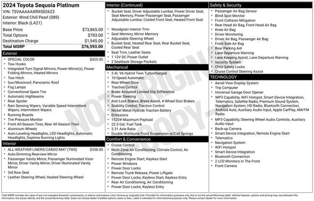 toyota sequoia 2024 7SVAAAAAXRX002623 image toyota sequoia 2024 7SVAAAAAXRX002623 image