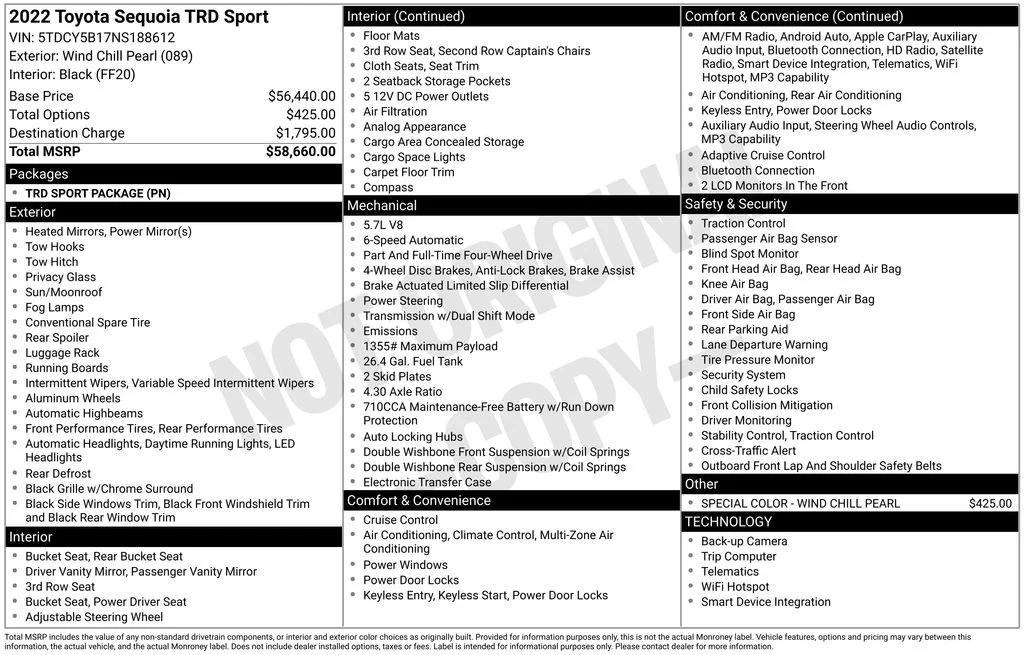 toyota sequoia 2022 5TDCY5B17NS188612 image toyota sequoia 2022 5TDCY5B17NS188612 image