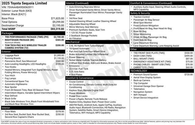 toyota sequoia 2025 7SVAAABA9SX062011 image toyota sequoia 2025 7SVAAABA9SX062011 image