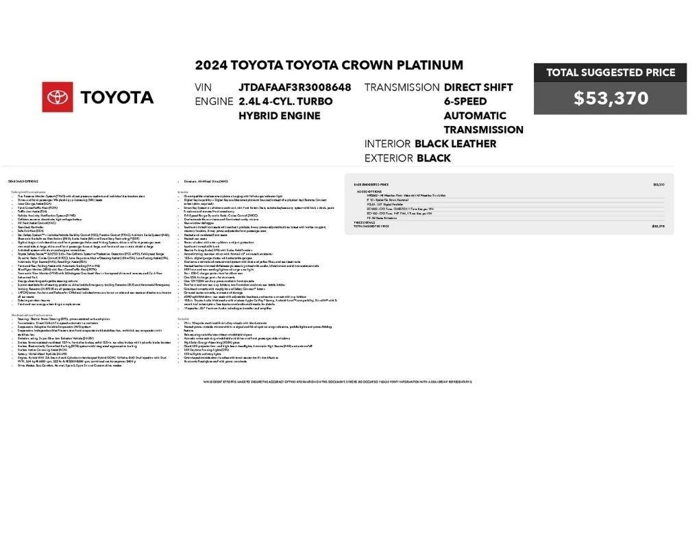 toyota crown 2024 JTDAFAAF3R3008648 image toyota crown 2024 JTDAFAAF3R3008648 image