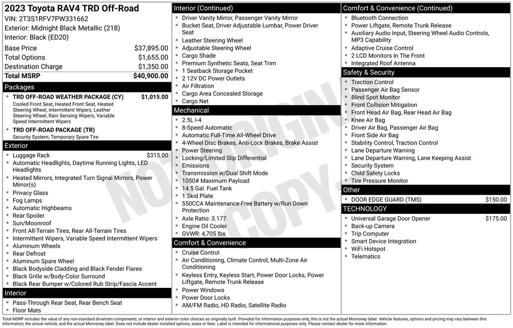 toyota rav4 2023 2T3S1RFV7PW331662 image toyota rav4 2023 2T3S1RFV7PW331662 image