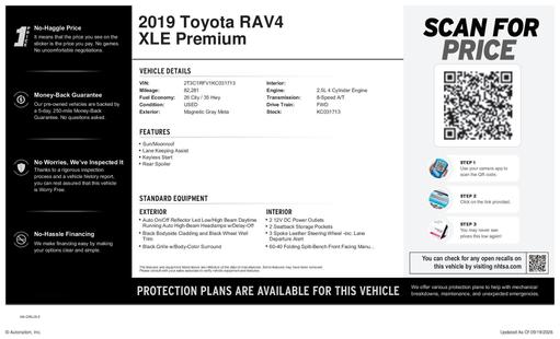 toyota rav4 2019 2T3C1RFV1KC031713 image toyota rav4 2019 2T3C1RFV1KC031713 image