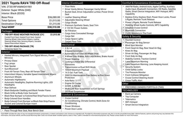 toyota rav4 2021 2T3S1RFV6MW241981 image toyota rav4 2021 2T3S1RFV6MW241981 image