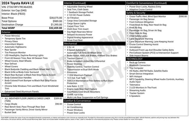 toyota rav4 2024 2T3G1RFV7RC464285 image toyota rav4 2024 2T3G1RFV7RC464285 image
