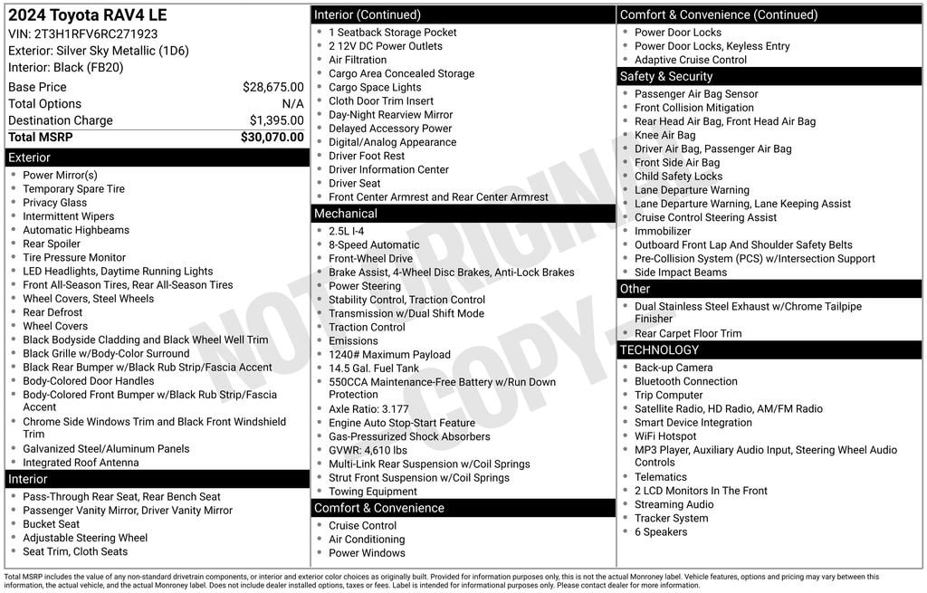 toyota rav4 2024 2T3H1RFV6RC271923 image toyota rav4 2024 2T3H1RFV6RC271923 image