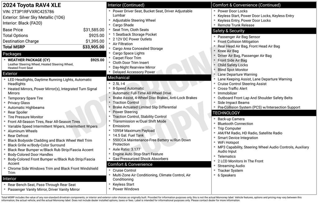 toyota rav4 2024 2T3P1RFVXRC425786 image toyota rav4 2024 2T3P1RFVXRC425786 image