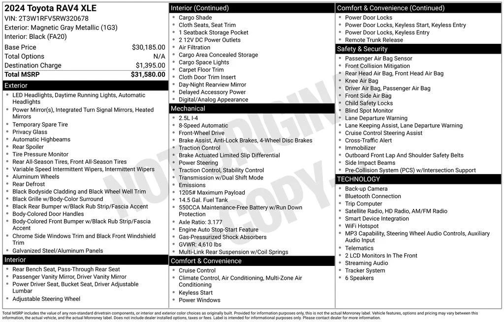 toyota rav4 2024 2T3W1RFV5RW320678 image toyota rav4 2024 2T3W1RFV5RW320678 image