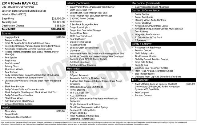 toyota rav4 2014 JTMRFREVXED083502 image toyota rav4 2014 JTMRFREVXED083502 image