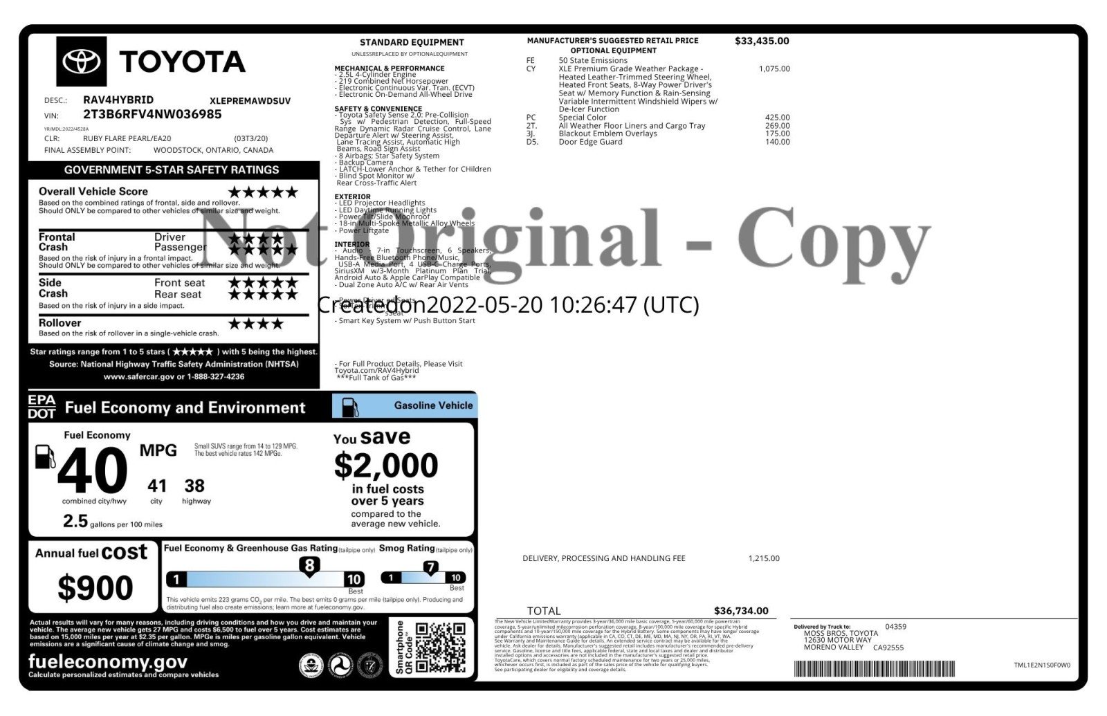 toyota rav4 2022 2T3B6RFV4NW036985 image toyota rav4 2022 2T3B6RFV4NW036985 image
