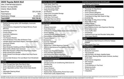 toyota rav4 2025 2T3W1RFV0SC320319 image toyota rav4 2025 2T3W1RFV0SC320319 image