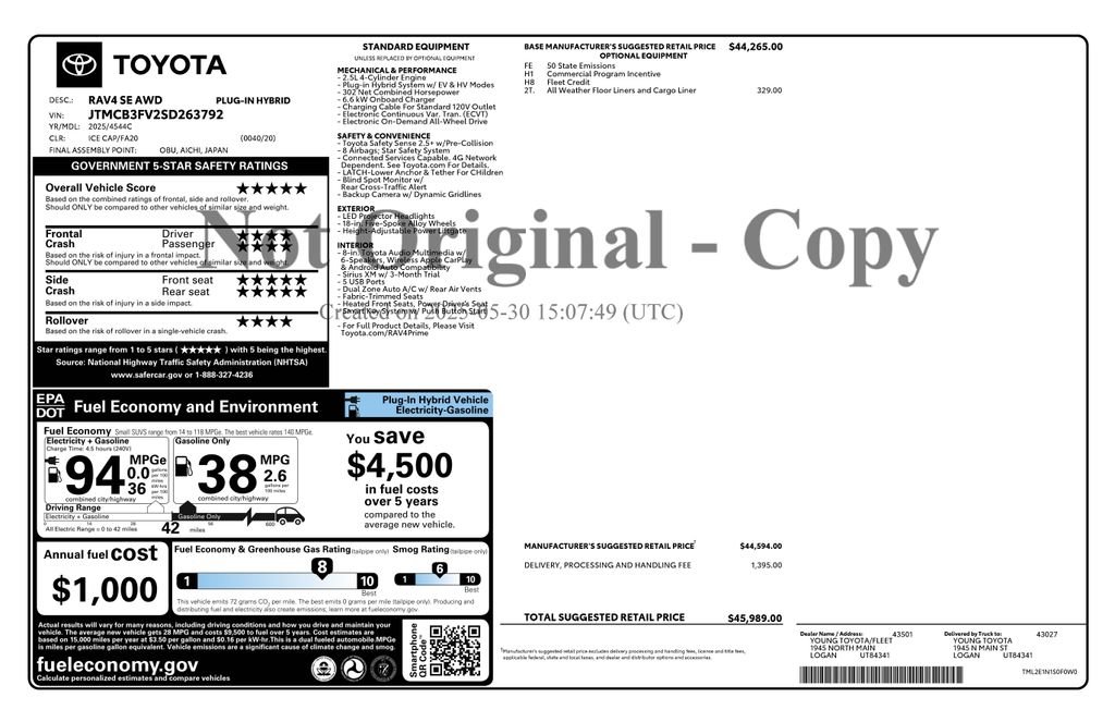 toyota rav4 2025 JTMCB3FV2SD263792 image toyota rav4 2025 JTMCB3FV2SD263792 image