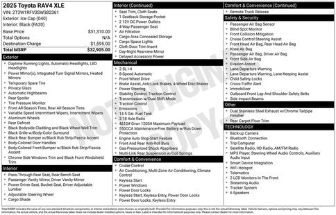 toyota rav4 2025 2T3W1RFV3SW382361 image toyota rav4 2025 2T3W1RFV3SW382361 image