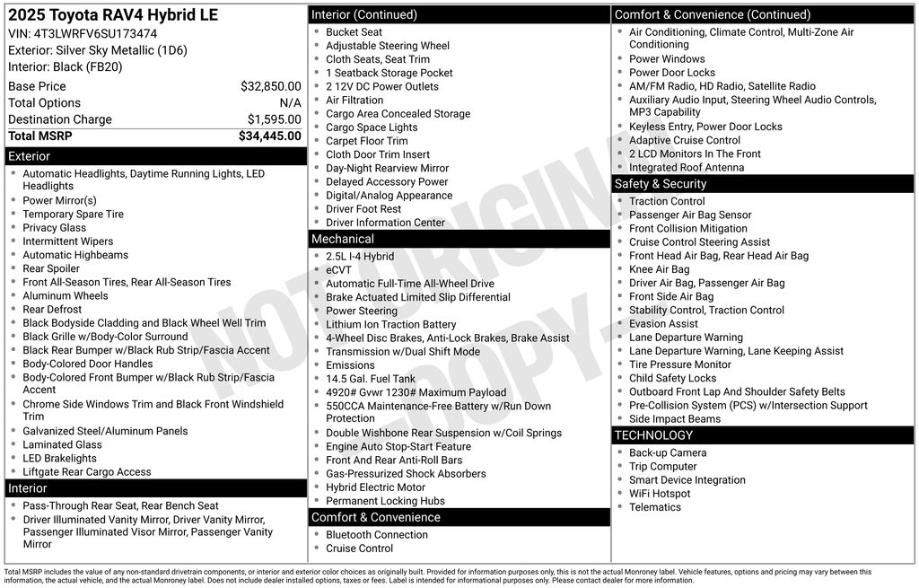 toyota rav4 2025 4T3LWRFV6SU173474 image toyota rav4 2025 4T3LWRFV6SU173474 image