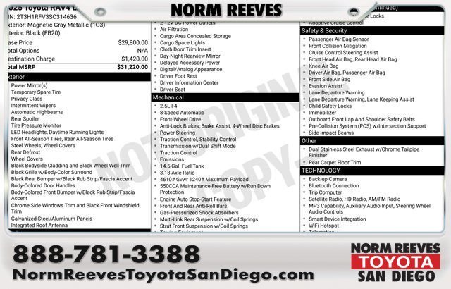 toyota rav4 2025 2T3H1RFV3SC314636 image toyota rav4 2025 2T3H1RFV3SC314636 image