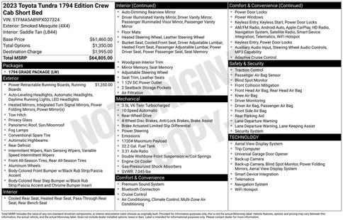 toyota tundra 2023 5TFMA5AB9PX027324 image toyota tundra 2023 5TFMA5AB9PX027324 image