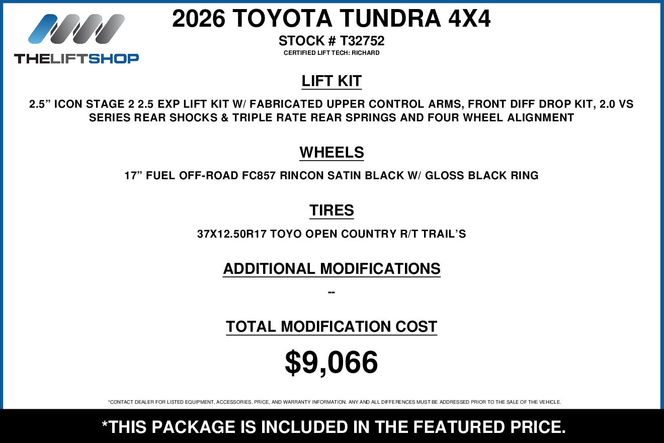 toyota tundra 2026 5TFWC5DB8TX135071 image toyota tundra 2026 5TFWC5DB8TX135071 image