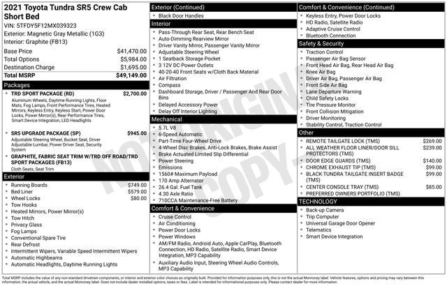 toyota tundra 2021 5TFDY5F12MX039323 image toyota tundra 2021 5TFDY5F12MX039323 image