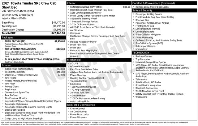toyota tundra 2021 5TFDY5F14MX968204 image toyota tundra 2021 5TFDY5F14MX968204 image