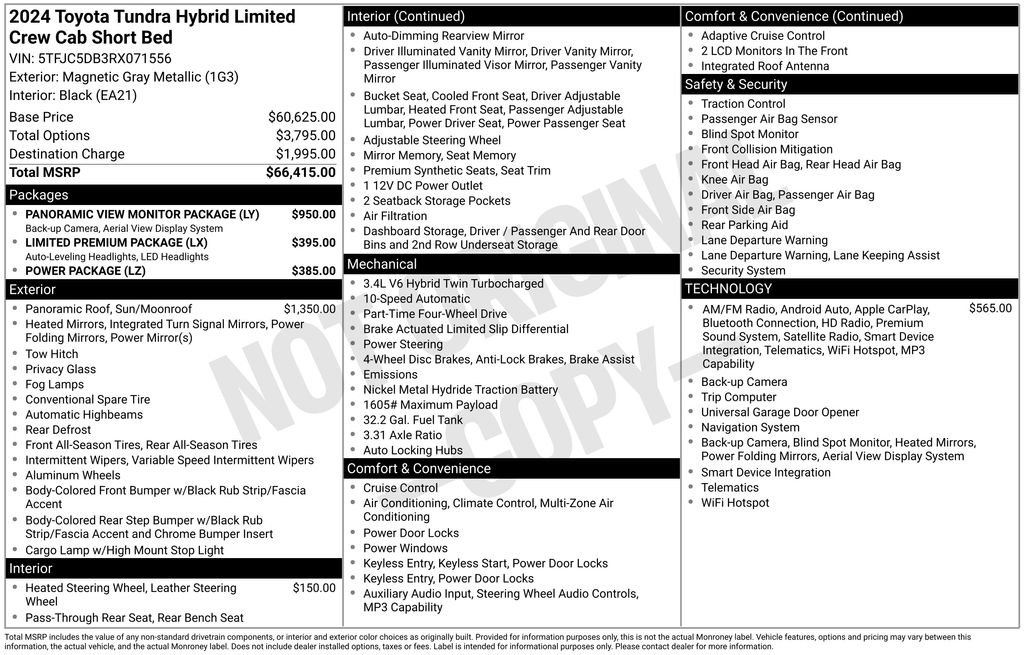toyota tundra 2024 5TFJC5DB3RX071556 image toyota tundra 2024 5TFJC5DB3RX071556 image