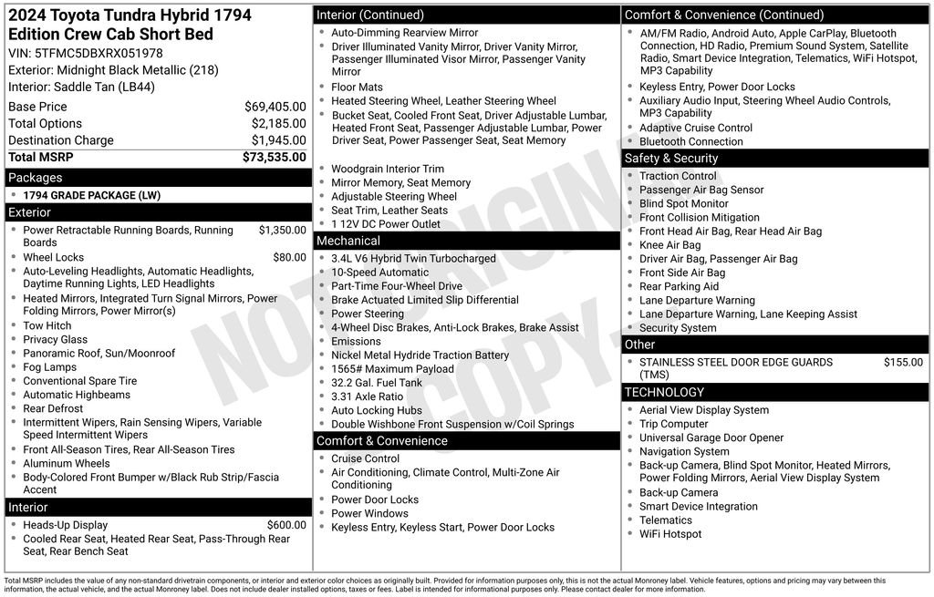 toyota tundra 2024 5TFMC5DBXRX051978 image toyota tundra 2024 5TFMC5DBXRX051978 image